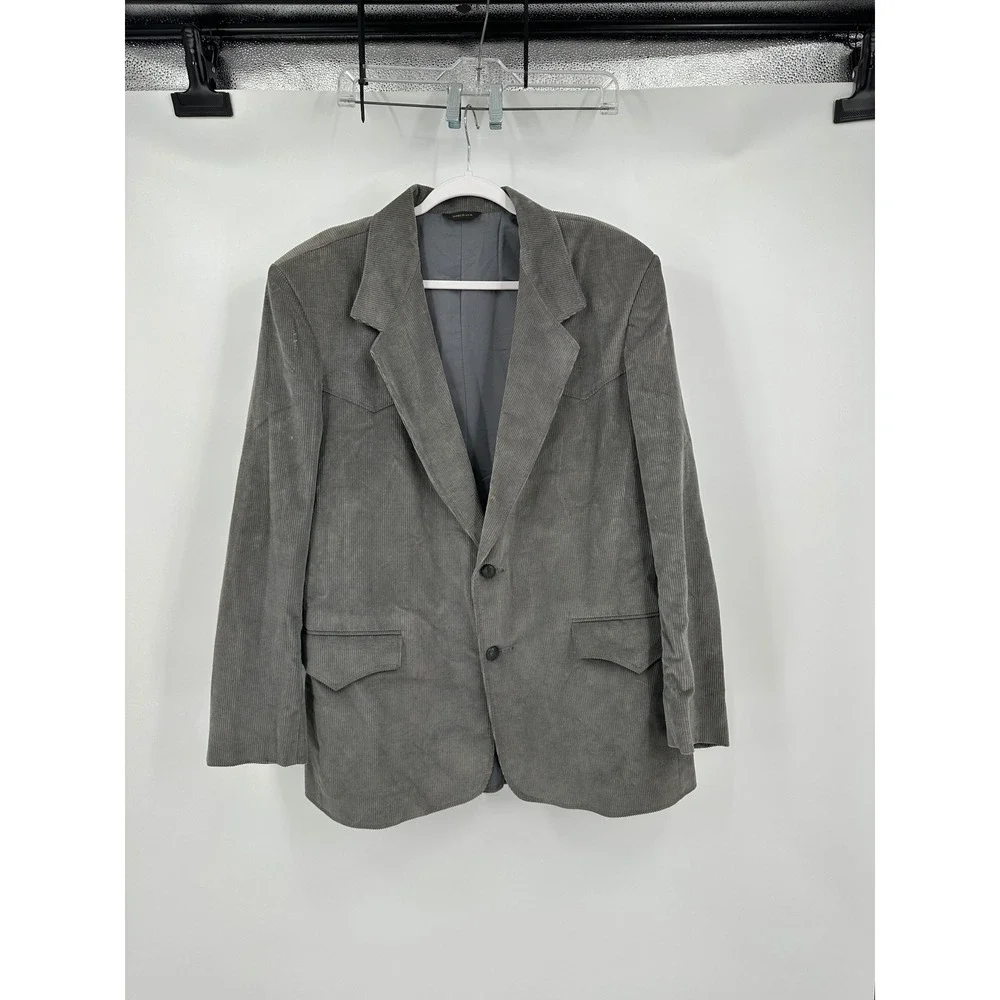 Pioneer Wear Mens Corduroy Sport Coat Size 44‎ Old Money Equestrian Elbow Patch